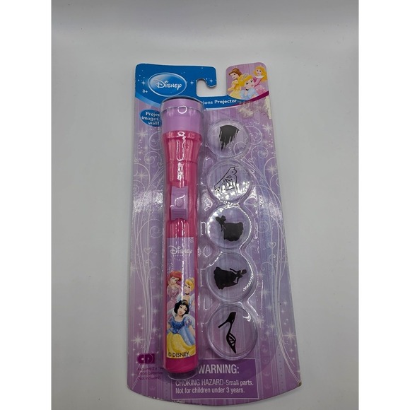 Disney Other - DISNEY PRINCESS LIGHT-UP PROJECTOR (6 DISCS) PROJECT IMAGES ON WALL AGES 3+